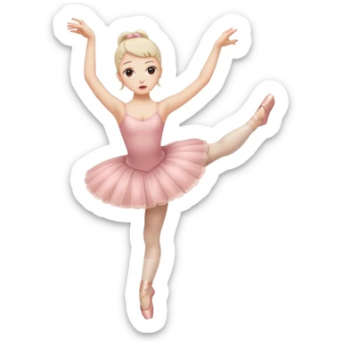 Create an emoji that is this 🙄mixed with 🤮 and at dance 🩰 sticker