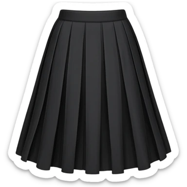 black skirt sticker
