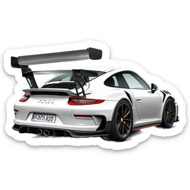 Porche 911 gt3 rs sticker