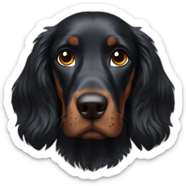 black setter gordon sticker