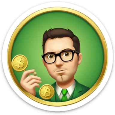 Golden Token sticker