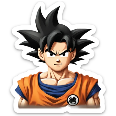 Goku dragon ball z sticker