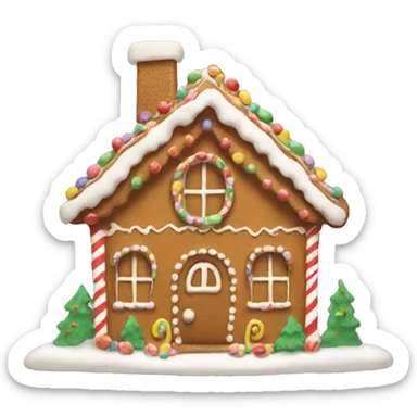 Gingerbread house  sticker
