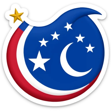 Flag of Kashmir sticker