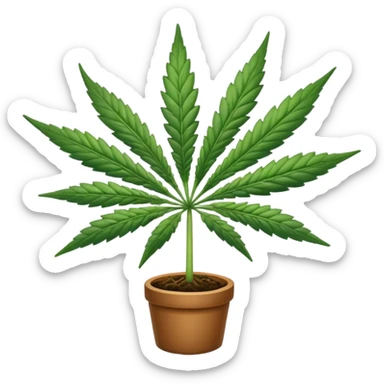 Cannabis sticker