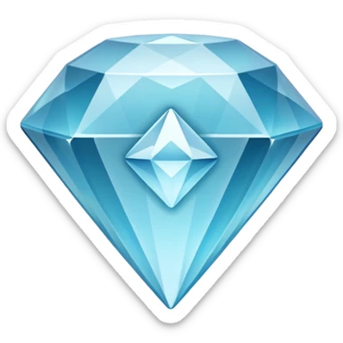 diamond video play button sticker