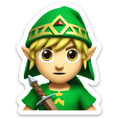 zelda link sticker