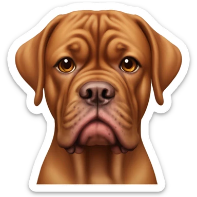 dogue de bordeaux sticker