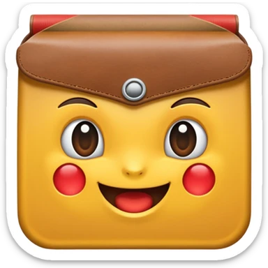 Красная папка галочка sticker