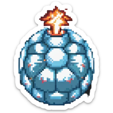 detailed high-res bomb power up item sticker