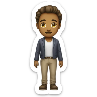 homme qui travaille  sticker