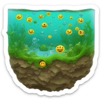 Dissolved organic matter cycling in the water sticker