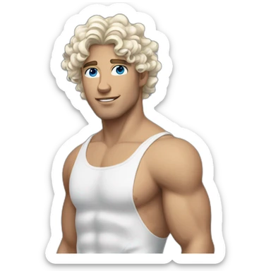 a-guy-shirtless-with-curly-black-hair,-white-skin-and-blue-eyes sticker