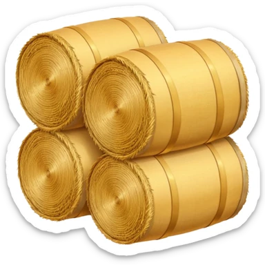 Hay bals sticker