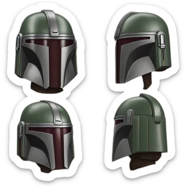 Mandalorian Din Djarin sticker