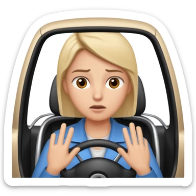 driving license test sticker