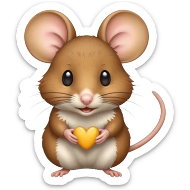 field mouse sticker