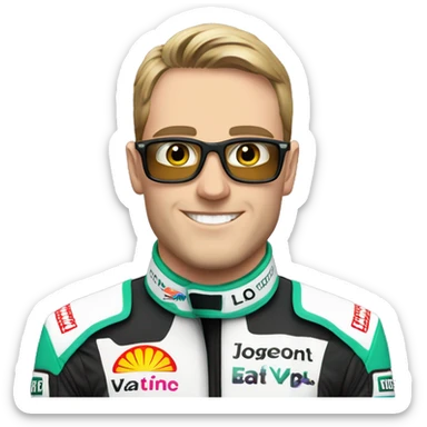 logan sargeant f1 driver sticker