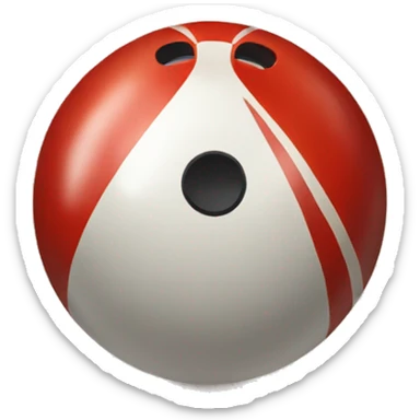 Bowling ball sticker