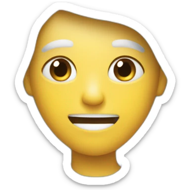 Un emojiq qui pleur et qui rie en même temps sticker