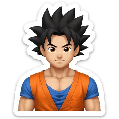 Goku imoji sticker