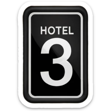 hotel room number wood sign near door 309 sticker