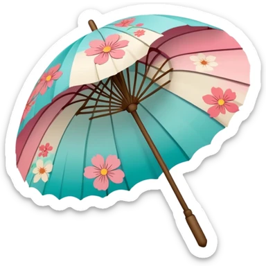 Ombrelle japonaise sticker