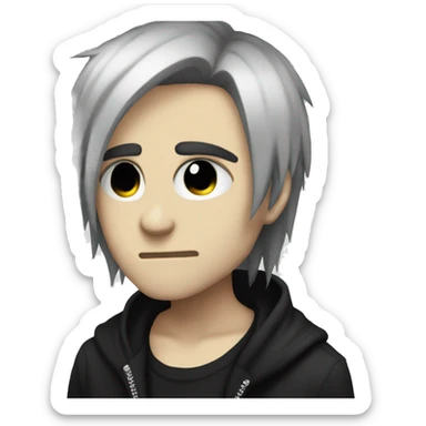 emo dark soul sticker