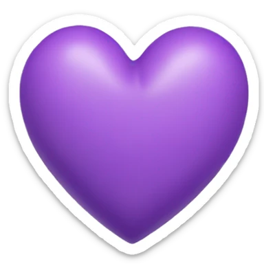 corazón morado pastel  sticker