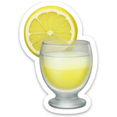 lemon drop shot sticker