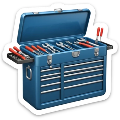 mechanic tool table sticker
