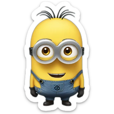 Minion bob sticker