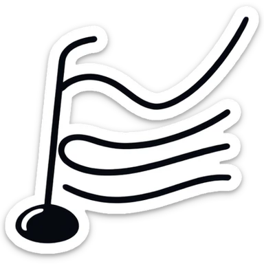 digital signature in black ink sticker