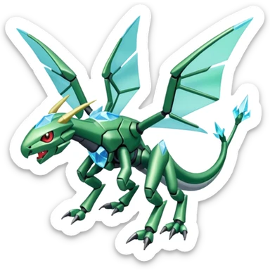 Scyther-Genesect-Vikavolt-Kyurem-fusion, full body sticker