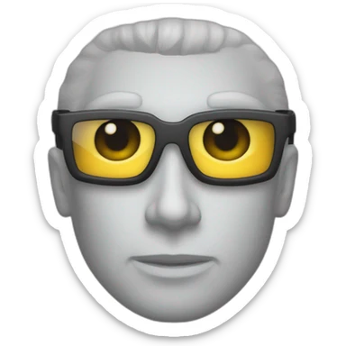 Macron maquiller sticker