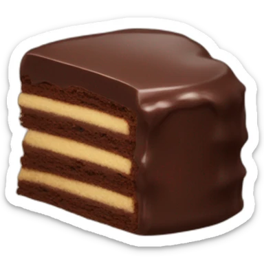 Bolo de chocolate sticker