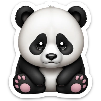 Сумна панда sticker