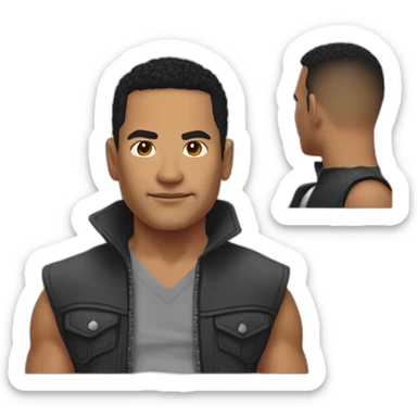 young temuera morrison sticker