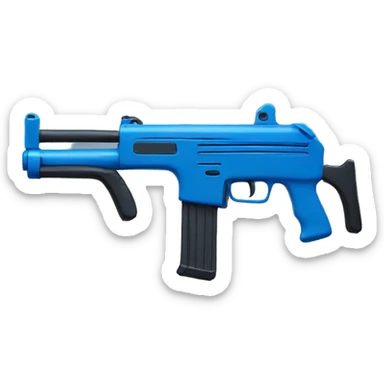 Blue smg sticker