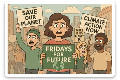  Fridays for Future the people in city sticker