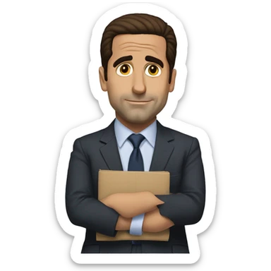 Michael Scott the office sticker