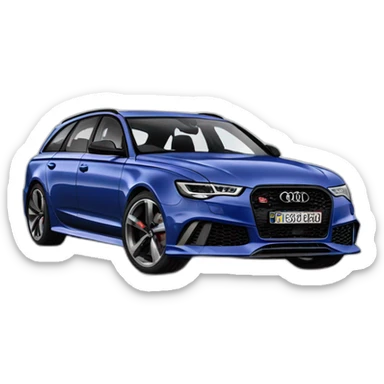 Audi rs6 sticker