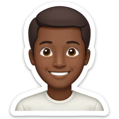 Nonchalant Indonesian man sticker