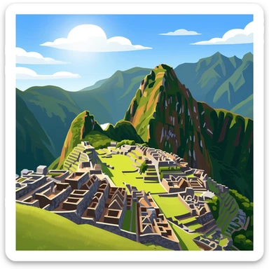 Machu Picchu sticker