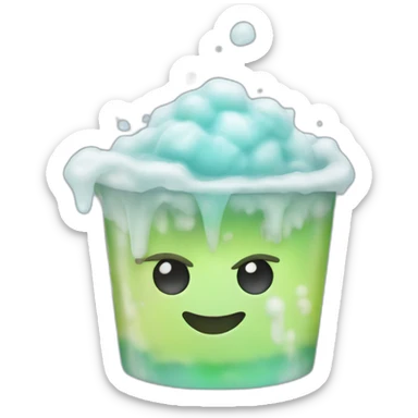 Slushy sticker