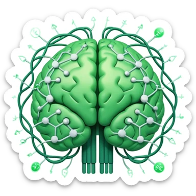 Create an emoji that reflects research in deep learning for medical physics sticker