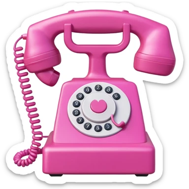 Barbie phone sticker