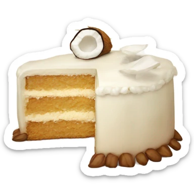 coconut cake sticker