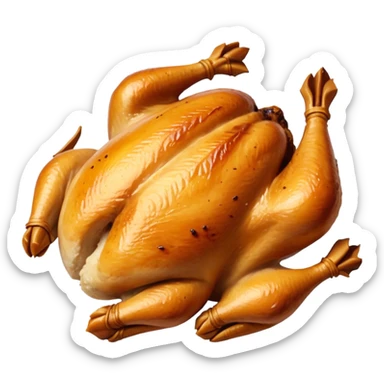 Roasted chicken  sticker