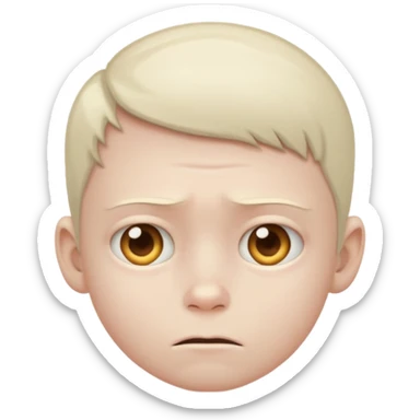 Little weak boy sticker